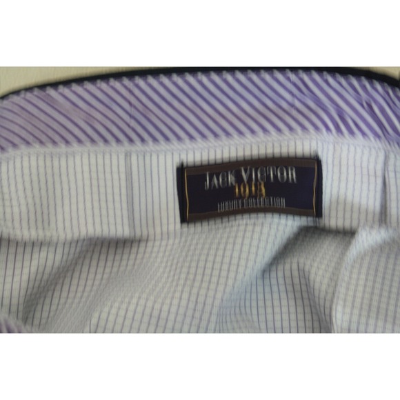 Jack Victor 1913 Luxury Collection Loro Piania 130s Wool Flat Front Navy - Picture 2 of 9